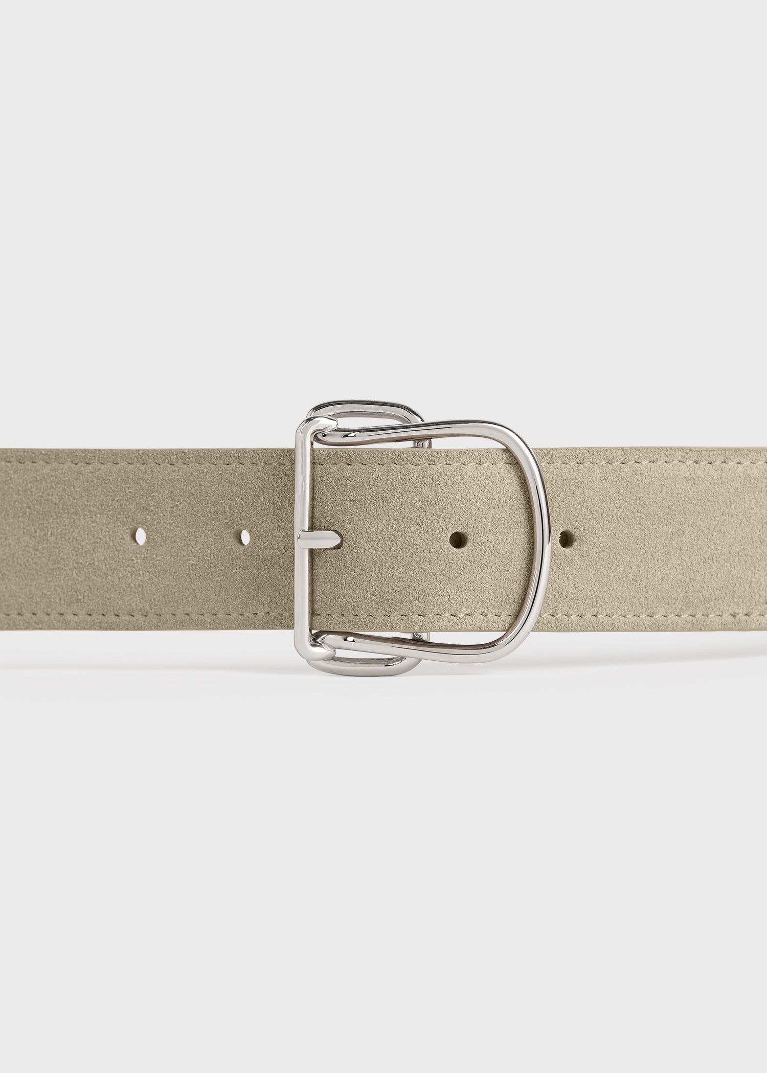 Swirl suede belt desert