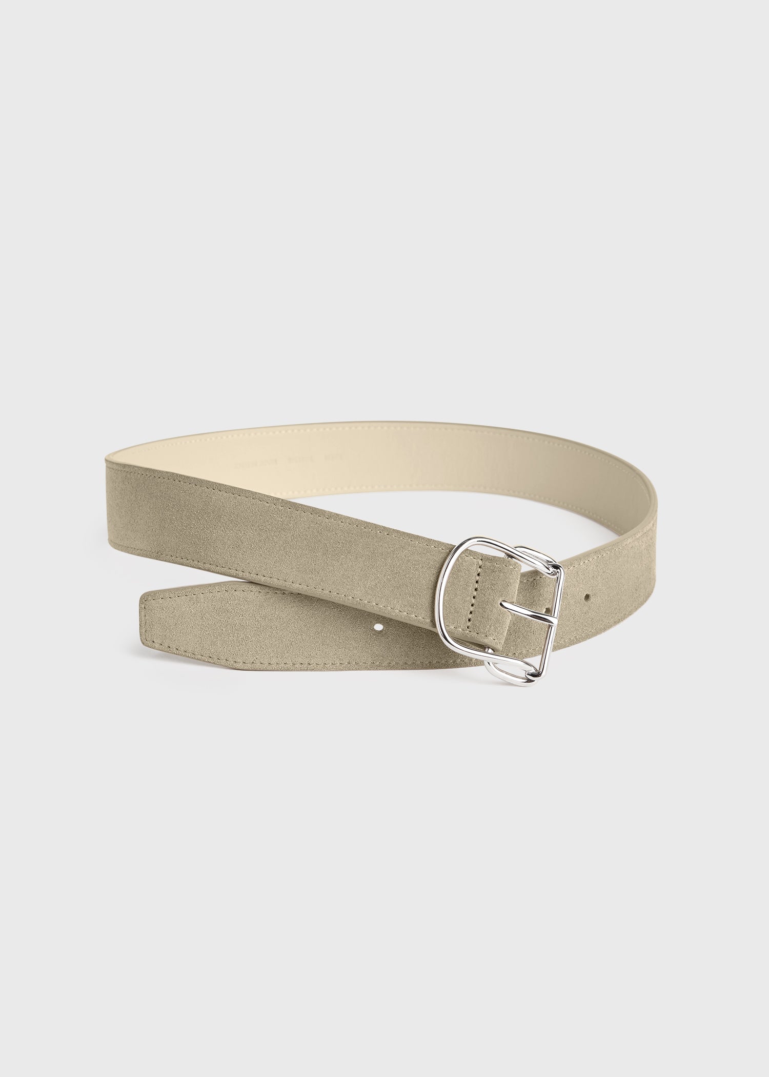 Swirl suede belt desert