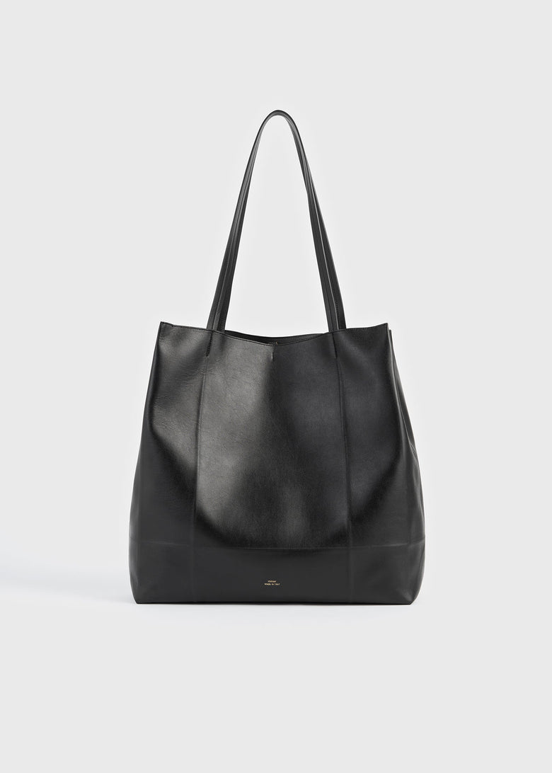 Roam leather tote black