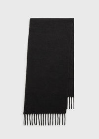 Fuzzy scarf black