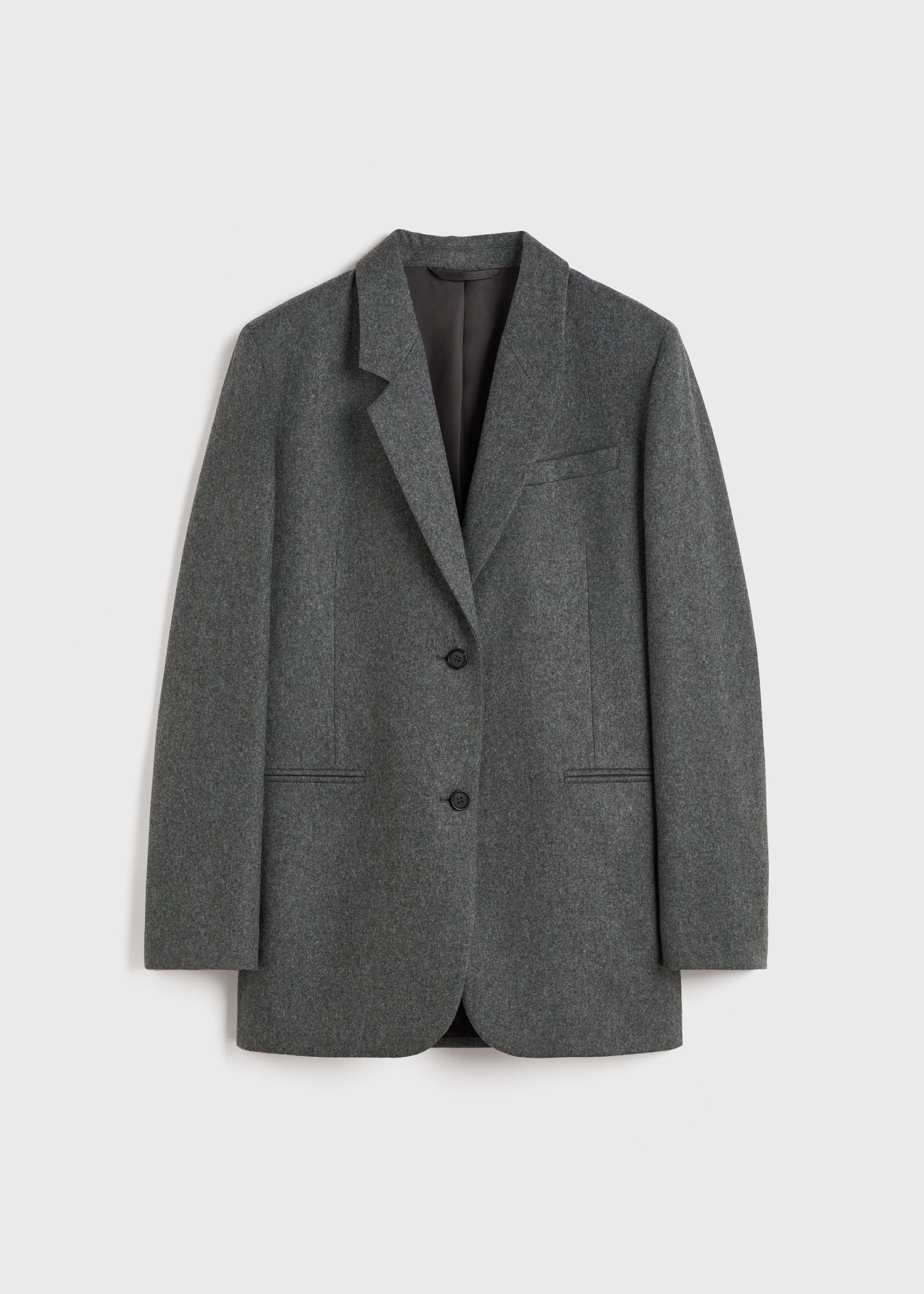 Tailored suit jacket grey melange TOTEME