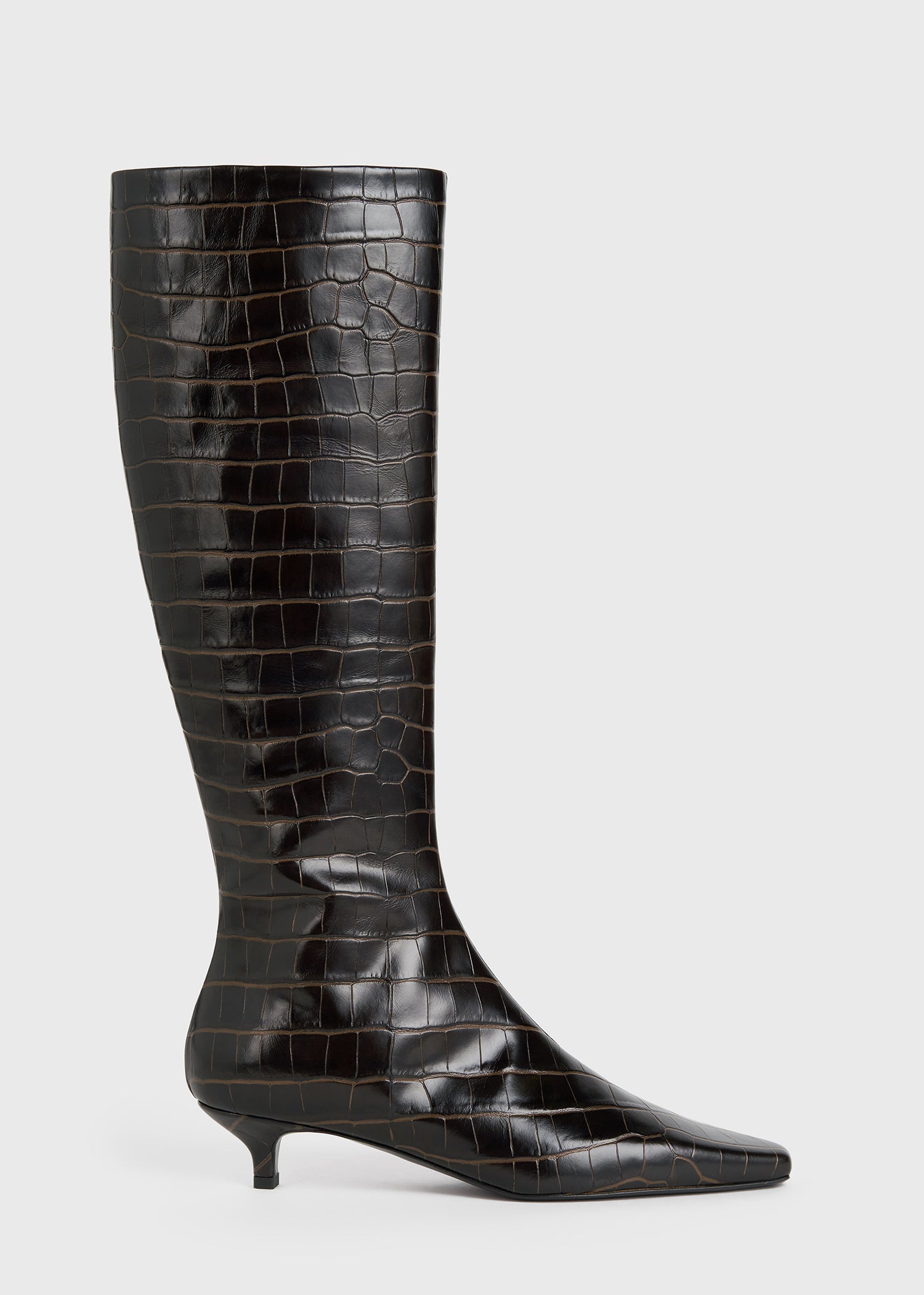 Slim long boots top