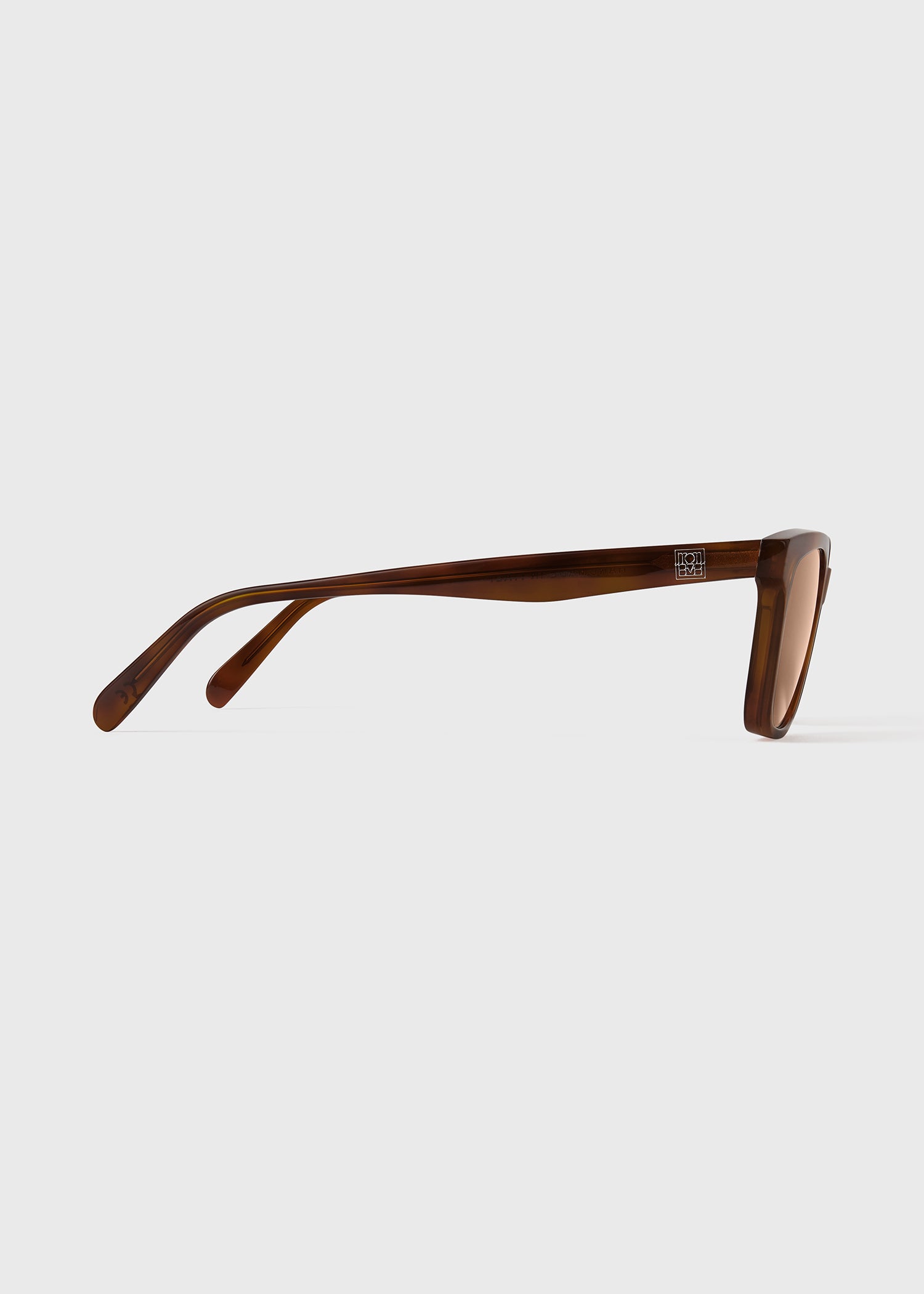 Square sunglasses umber