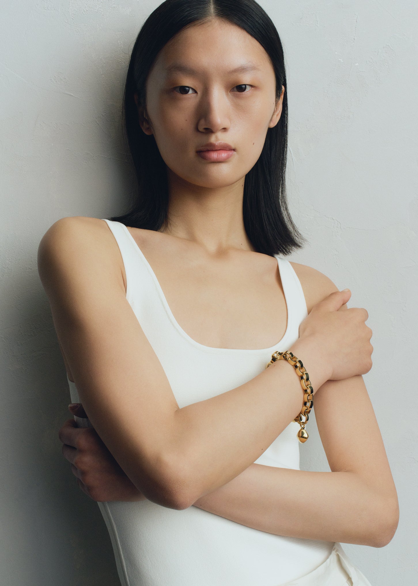 Pebble bracelet gold
