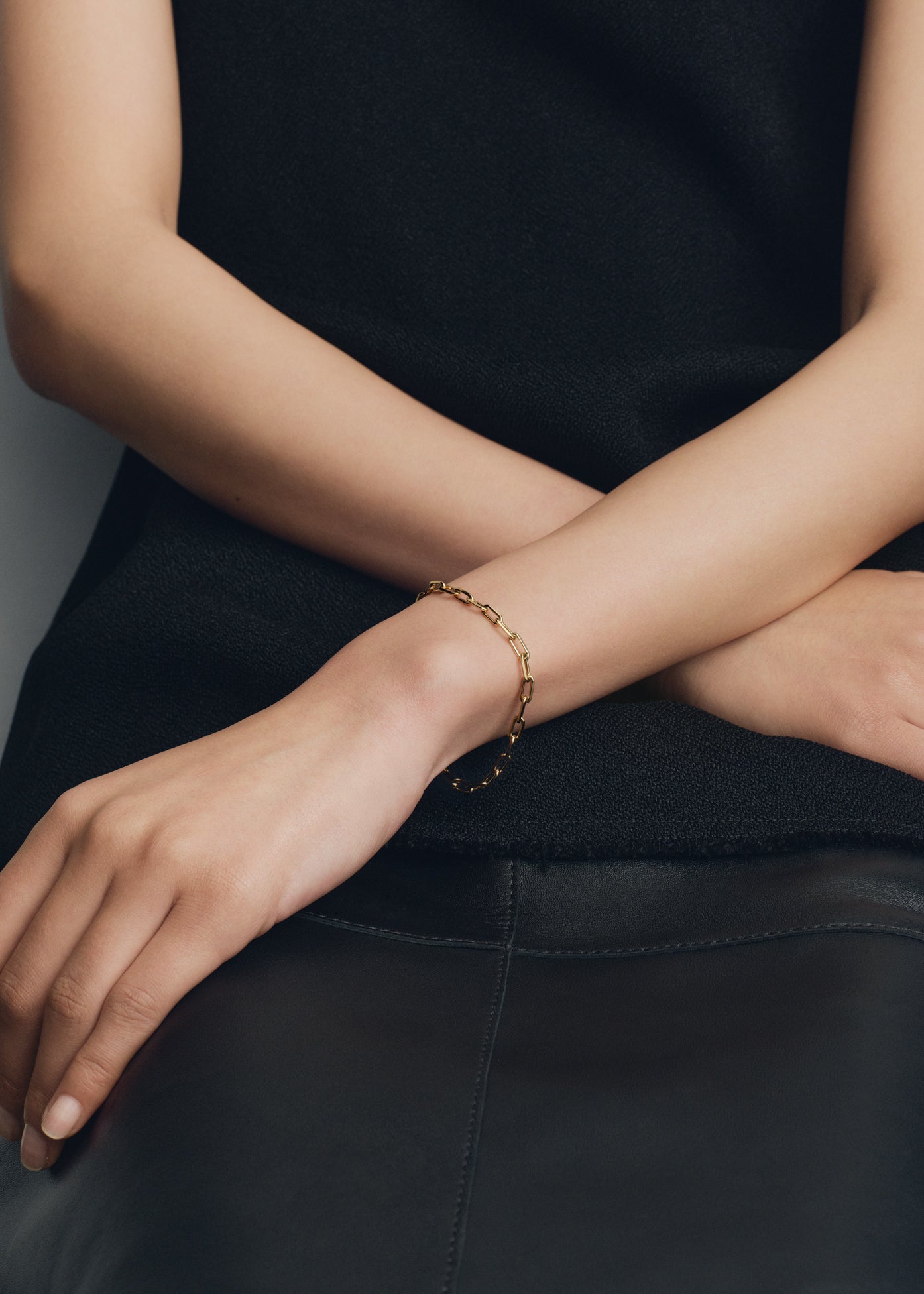 Chain bracelet 18kt gold