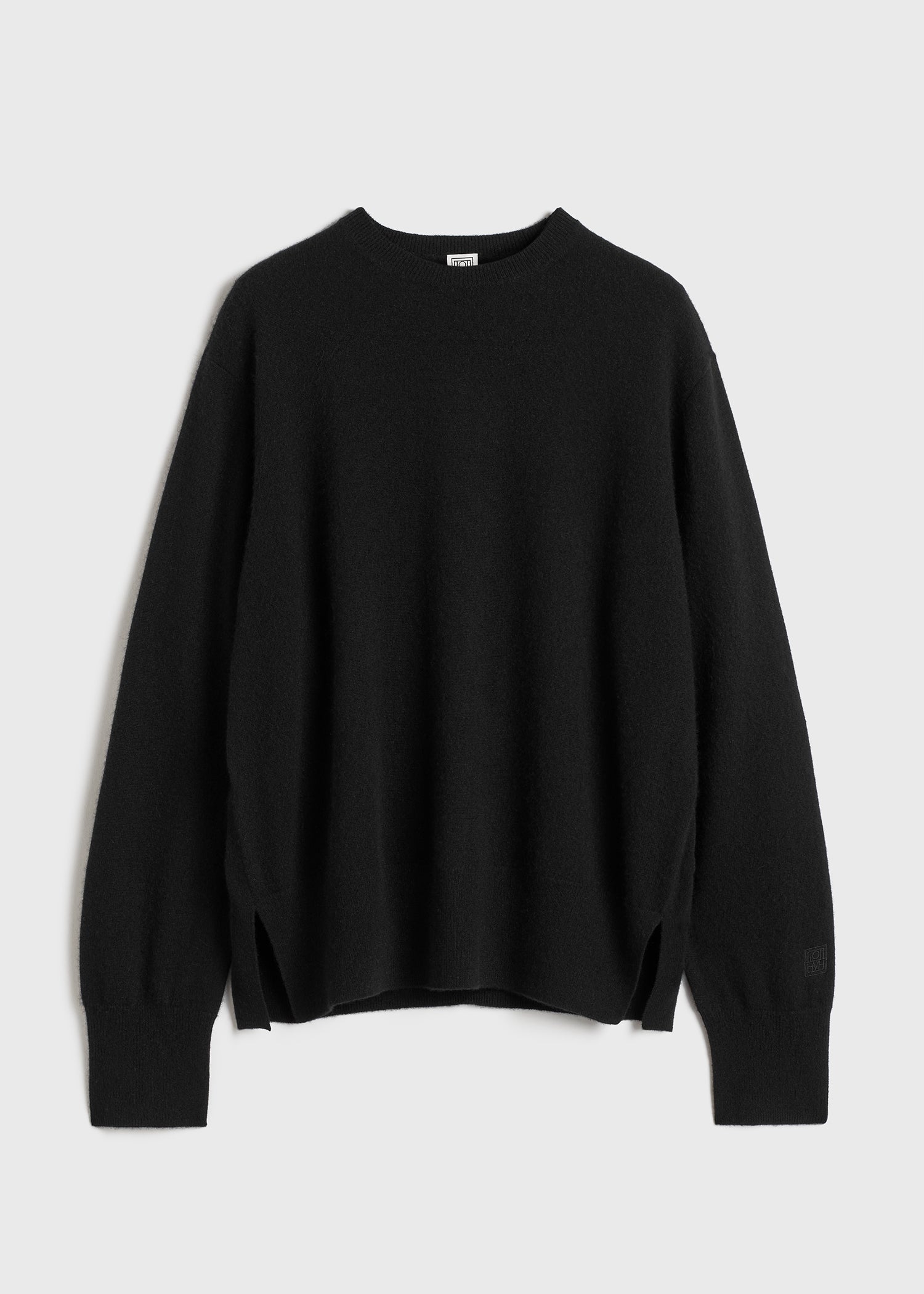 Black sweater crew neck best sale